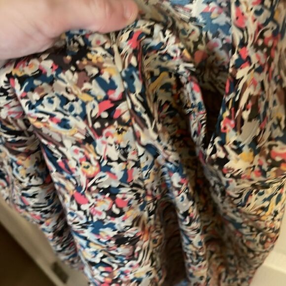 BCBGeneration Mini Dress Multicolored open back pockets size 6 EUC - Picture 10 of 11